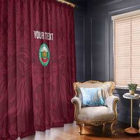 Custom Bulgaria Football Window Curtain Go Lavovete Bulgarian Pattern