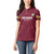 Custom Bulgaria Football Women Polo Shirt Go Lavovete Bulgarian Pattern