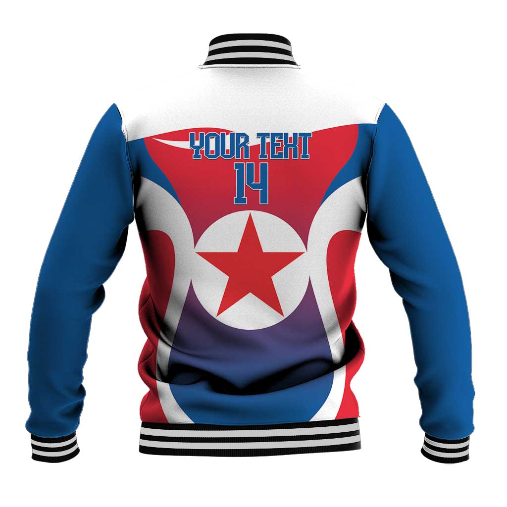 Custom North Korea Football 2026 Baseball Jacket Come On Eastern Azaleas