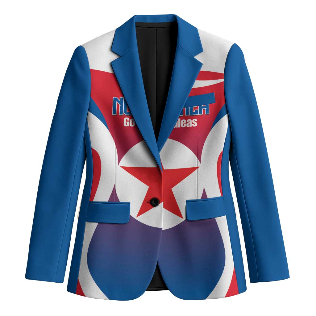 Custom North Korea Football 2026 Blazer Come On Eastern Azaleas
