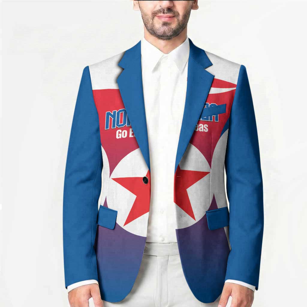 Custom North Korea Football 2026 Blazer Come On Eastern Azaleas