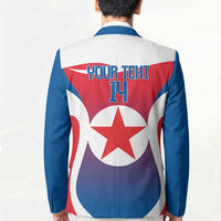 Custom North Korea Football 2026 Blazer Come On Eastern Azaleas