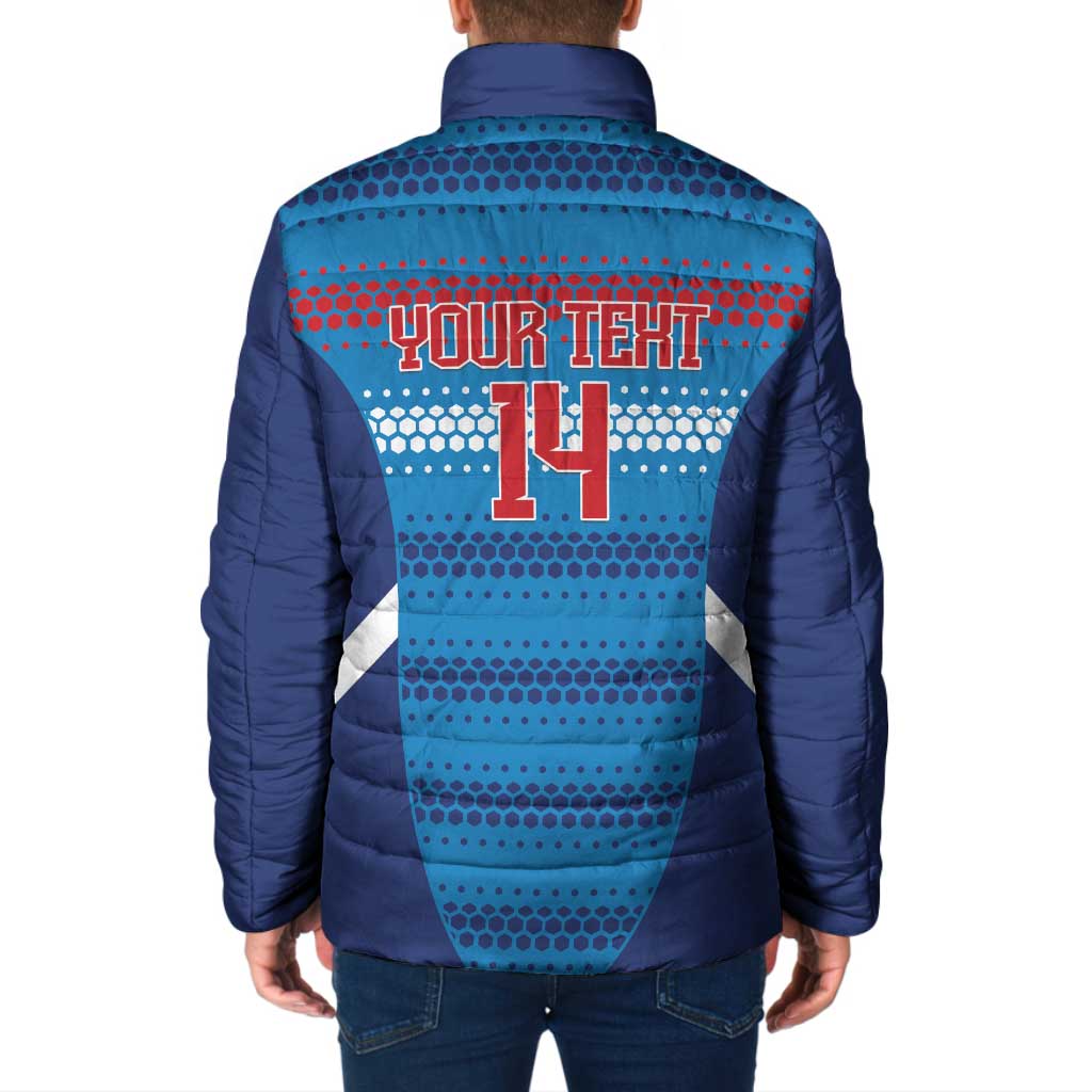 Custom Philippines Football 2026 Padded Jacket Come On Filipinas