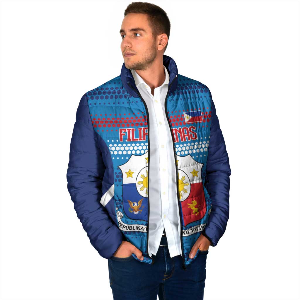 Custom Philippines Football 2026 Padded Jacket Come On Filipinas