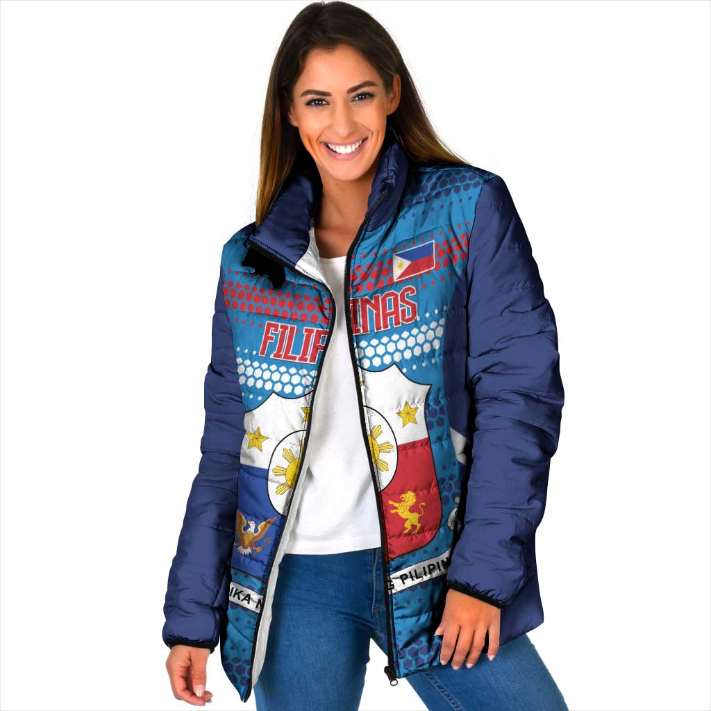 Custom Philippines Football 2026 Padded Jacket Come On Filipinas