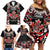 Canada National Aboriginal Day Family Matching Off Shoulder Short Dress and Hawaiian Shirt Canadian Indigenous Haida - Wonder Print Shop