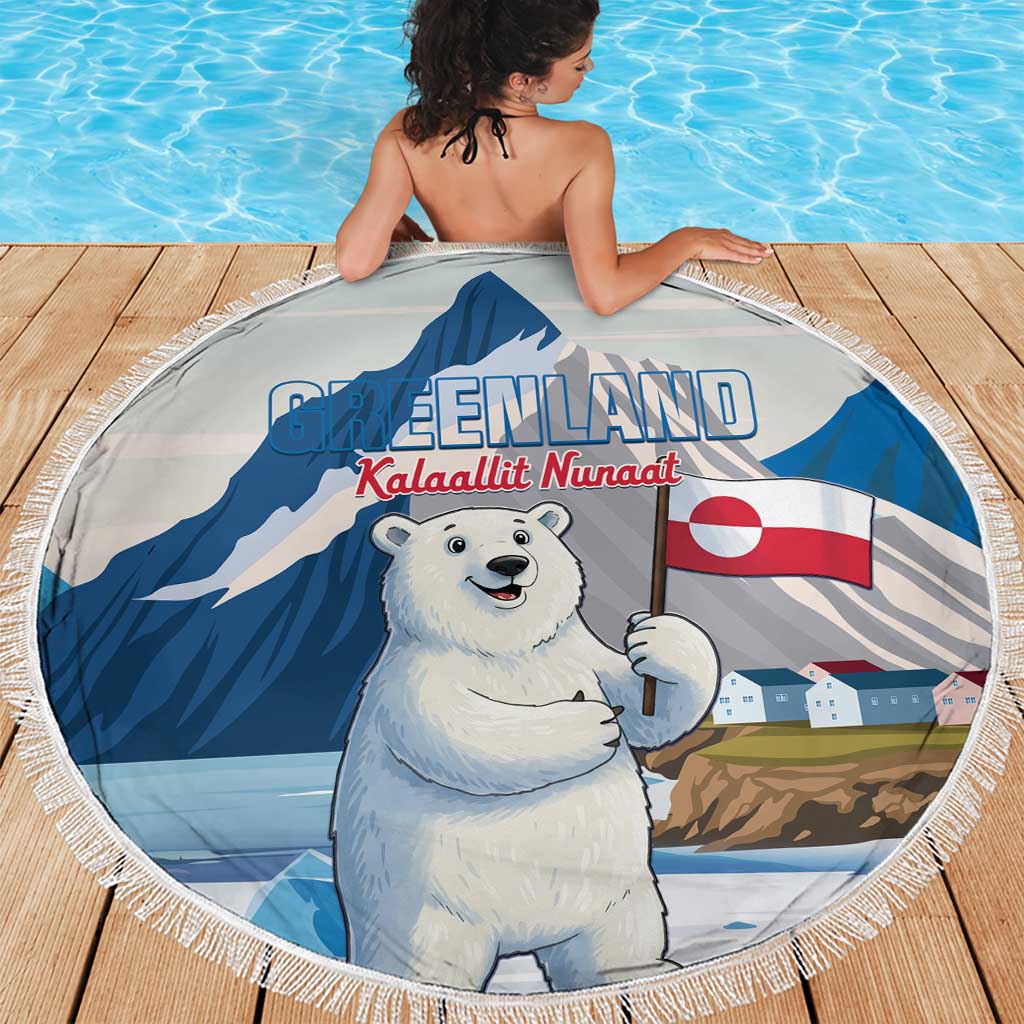 Greenland Beach Blanket Kalaallit Nunaat Polar Bear