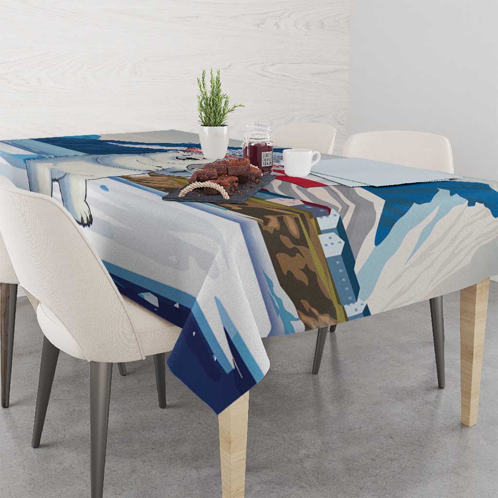 Greenland Tablecloth Kalaallit Nunaat Polar Bear