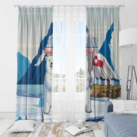 Greenland Window Curtain Kalaallit Nunaat Polar Bear