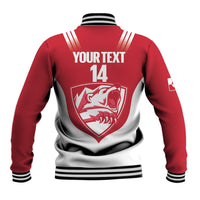 Custom Greenland Football Baseball Jacket Come On Polar-Bamserne
