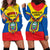 Ecuador Hoodie Dress Ecuadorian Coat Of Arms Yellow Version - Wonder Print Shop