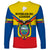 Ecuador Long Sleeve Shirt Ecuadorian Coat Of Arms Yellow Version - Wonder Print Shop