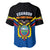 Ecuador Baseball Jersey Ecuadorian Coat Of Arms Black Version - Wonder Print Shop