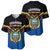 Ecuador Baseball Jersey Ecuadorian Coat Of Arms Black Version - Wonder Print Shop