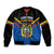 Ecuador Bomber Jacket Ecuadorian Coat Of Arms Black Version - Wonder Print Shop