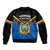 Ecuador Bomber Jacket Ecuadorian Coat Of Arms Black Version - Wonder Print Shop