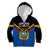 Ecuador Kid Hoodie Ecuadorian Coat Of Arms Black Version - Wonder Print Shop