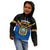 Ecuador Kid Hoodie Ecuadorian Coat Of Arms Black Version - Wonder Print Shop