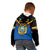 Ecuador Kid Hoodie Ecuadorian Coat Of Arms Black Version - Wonder Print Shop