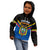 Ecuador Kid Hoodie Ecuadorian Coat Of Arms Black Version - Wonder Print Shop