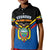 Ecuador Kid Polo Shirt Ecuadorian Coat Of Arms Black Version - Wonder Print Shop