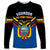 Ecuador Long Sleeve Shirt Ecuadorian Coat Of Arms Black Version - Wonder Print Shop