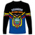 Ecuador Long Sleeve Shirt Ecuadorian Coat Of Arms Black Version - Wonder Print Shop