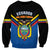 Ecuador Sweatshirt Ecuadorian Coat Of Arms Black Version - Wonder Print Shop