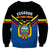 Ecuador Sweatshirt Ecuadorian Coat Of Arms Black Version - Wonder Print Shop