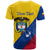 Personalised Colombia T Shirt Colombian Coat Of Arms With Andean Condor - Wonder Print Shop