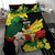 Benin National Day Bedding Set Happy 64th Independence Anniversary Yellow Allamanda - Wonder Print Shop