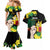 Benin National Day Couples Matching Mermaid Dress and Hawaiian Shirt Happy 64th Independence Anniversary Yellow Allamanda - Wonder Print Shop