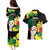 Benin National Day Couples Matching Puletasi and Hawaiian Shirt Happy 64th Independence Anniversary Yellow Allamanda - Wonder Print Shop