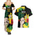 Benin National Day Couples Matching Summer Maxi Dress and Hawaiian Shirt Happy 64th Independence Anniversary Yellow Allamanda - Wonder Print Shop