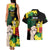 Benin National Day Couples Matching Tank Maxi Dress and Hawaiian Shirt Happy 64th Independence Anniversary Yellow Allamanda - Wonder Print Shop