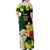 Benin National Day Family Matching Off Shoulder Maxi Dress and Hawaiian Shirt Happy 64th Independence Anniversary Yellow Allamanda - Wonder Print Shop