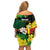 Benin National Day Family Matching Off Shoulder Short Dress and Hawaiian Shirt Happy 64th Independence Anniversary Yellow Allamanda - Wonder Print Shop