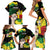 Benin National Day Family Matching Short Sleeve Bodycon Dress and Hawaiian Shirt Happy 64th Independence Anniversary Yellow Allamanda - Wonder Print Shop