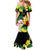 Benin National Day Mermaid Dress Happy 64th Independence Anniversary Yellow Allamanda - Wonder Print Shop