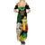 Benin National Day Summer Maxi Dress Happy 64th Independence Anniversary Yellow Allamanda - Wonder Print Shop