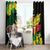 Benin National Day Window Curtain Happy 64th Independence Anniversary Yellow Allamanda - Wonder Print Shop