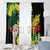 Benin National Day Window Curtain Happy 64th Independence Anniversary Yellow Allamanda - Wonder Print Shop