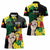 Benin National Day Women Polo Shirt Happy 64th Independence Anniversary Yellow Allamanda - Wonder Print Shop