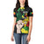 Benin National Day Women Polo Shirt Happy 64th Independence Anniversary Yellow Allamanda - Wonder Print Shop