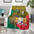 Personalised Benin National Day Blanket Coat Of Arms With Leopard African Pattern