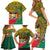 Personalised Benin National Day Family Matching Short Sleeve Bodycon Dress and Hawaiian Shirt Coat Of Arms With Leopard African Pattern - Wonder Print Shop