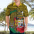 Personalised Benin National Day Hawaiian Shirt Coat Of Arms With Leopard African Pattern - Wonder Print Shop