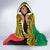 Personalised Benin National Day Hooded Blanket Coat Of Arms With Leopard African Pattern