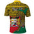 Personalised Benin National Day Polo Shirt Coat Of Arms With Leopard African Pattern - Wonder Print Shop