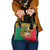 Personalised Benin National Day Shoulder Handbag Coat Of Arms With Leopard African Pattern